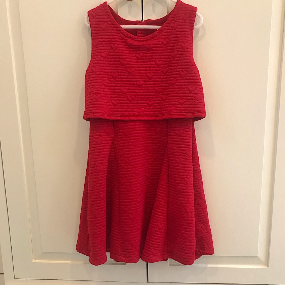 Epic Threads Girls Red A-Line Heart Dress